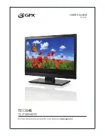 Preview for 1 page of GPX TE1384B User Manual