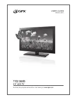 Preview for 1 page of GPX TE2382B User Manual