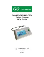 Preview for 1 page of GQ Electronics GMC-500 User Manual