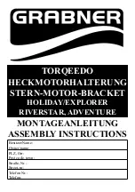 grabner TORQEEDO Assembly Instructions Manual preview