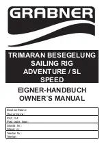 grabner TRIMARAN Owner'S Manual preview