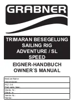 Preview for 1 page of grabner TRIMARAN Owner'S Manual