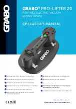 Grabo PRO-LIFTER 20 Operator'S Manual предпросмотр