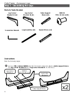 Preview for 4 page of Grace Company Cuite Accessory Legs Assembly & Use