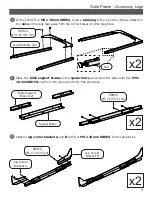 Предварительный просмотр 5 страницы Grace Company Cuite Accessory Legs Assembly & Use