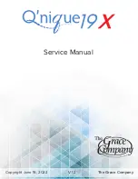 Grace Company Q'nique 19 X Service Manual preview