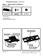 Preview for 11 page of Grace Company QuiltMotion Assembly Instructions Manual