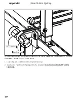 Предварительный просмотр 196 страницы Grace Company QuiltMotion Assembly Instructions Manual