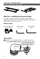 Предварительный просмотр 8 страницы Grace Company surestitch Elite Assembly Instructions Manual