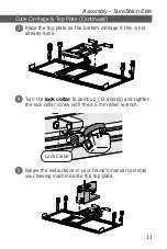 Предварительный просмотр 11 страницы Grace Company surestitch Elite Assembly Instructions Manual