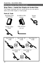 Предварительный просмотр 12 страницы Grace Company surestitch Elite Assembly Instructions Manual