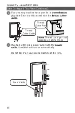 Предварительный просмотр 16 страницы Grace Company surestitch Elite Assembly Instructions Manual