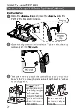 Предварительный просмотр 24 страницы Grace Company surestitch Elite Assembly Instructions Manual