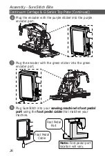 Предварительный просмотр 26 страницы Grace Company surestitch Elite Assembly Instructions Manual