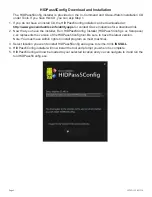 Preview for 2 page of Grace Industries HIDPass5Config User Information