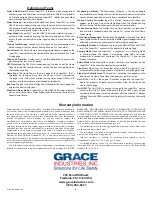 Preview for 8 page of Grace Industries SuperCELL SC500-H-IC User Information