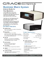 Grace GDI-IRBM20 Specifications preview