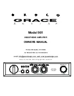 Grace Grace 901 Owner'S Manual preview