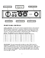 Предварительный просмотр 3 страницы Grace Grace 901 Owner'S Manual