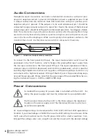 Предварительный просмотр 6 страницы Grace M201 Owner'S Manual