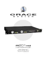 Grace m201mk2 Owner'S Manual preview