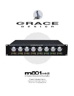 Preview for 1 page of Grace m801mk2 Owner'S Manual