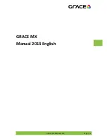 Предварительный просмотр 1 страницы Grace MX 2013 Manual