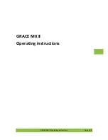 Grace MX II Operating Instructions Manual preview