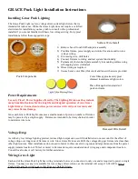 Grace Puck Light Installation Instructions preview