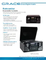 Grace Retrowriter GDI-C2CDRW Specifications preview