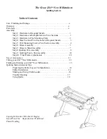 Preview for 1 page of Grace Z44 New Millennium Manual