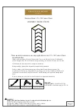 Preview for 1 page of Gracious Home GH3015CR-WH Assembly Instructions Manual