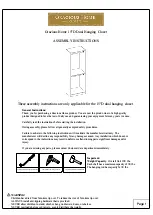 Preview for 1 page of Gracious Home GH3015HG-WH Assembly Instructions Manual