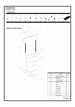 Preview for 2 page of Gracious Home GH3024DR-WH Assembly Instructions Manual