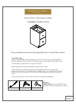 Gracious Home GHDC215WH Assembly Instructions Manual preview