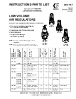 Preview for 1 page of Graco 104266 Instructions-Parts List Manual