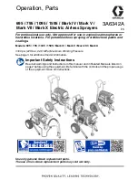 Graco 1095 Premium Hi Operation, Parts preview