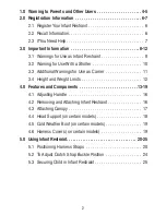 Preview for 2 page of Graco 12448 - Baby SnugRide Betsey Infant Car Seat User Manual