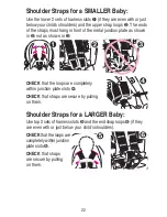 Preview for 22 page of Graco 12448 - Baby SnugRide Betsey Infant Car Seat User Manual