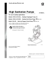 Graco 1590 SA Instructions-Parts List Manual preview