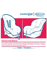 Preview for 1 page of Graco 1749820 - ComfortSport Convertible Car Seat Mitchell Instruction Manual