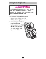 Preview for 8 page of Graco 1751929 - Cozy Cline Toddler Booster Car Seat Owner'S Manual