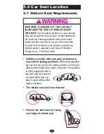 Предварительный просмотр 11 страницы Graco 1753334 - Platinum Cargo Booster Car Seat Owner'S Manual