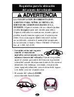 Preview for 60 page of Graco 1757861 - Highback Booster Girls Rock Owner'S Manual