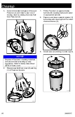 Предварительный просмотр 20 страницы Graco 17P483 Operation, Parts