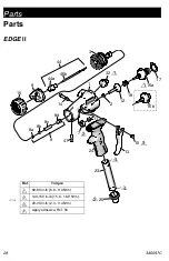 Предварительный просмотр 28 страницы Graco 17P483 Operation, Parts