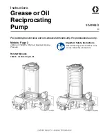 Предварительный просмотр 1 страницы Graco 17P750 Instructions Manual