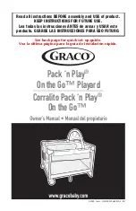 Предварительный просмотр 1 страницы Graco 1801373 Owner'S Manual