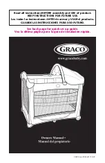 Предварительный просмотр 1 страницы Graco 1893800 Owner'S Manual