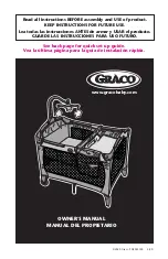 Предварительный просмотр 1 страницы Graco 1893893 Owner'S Manual